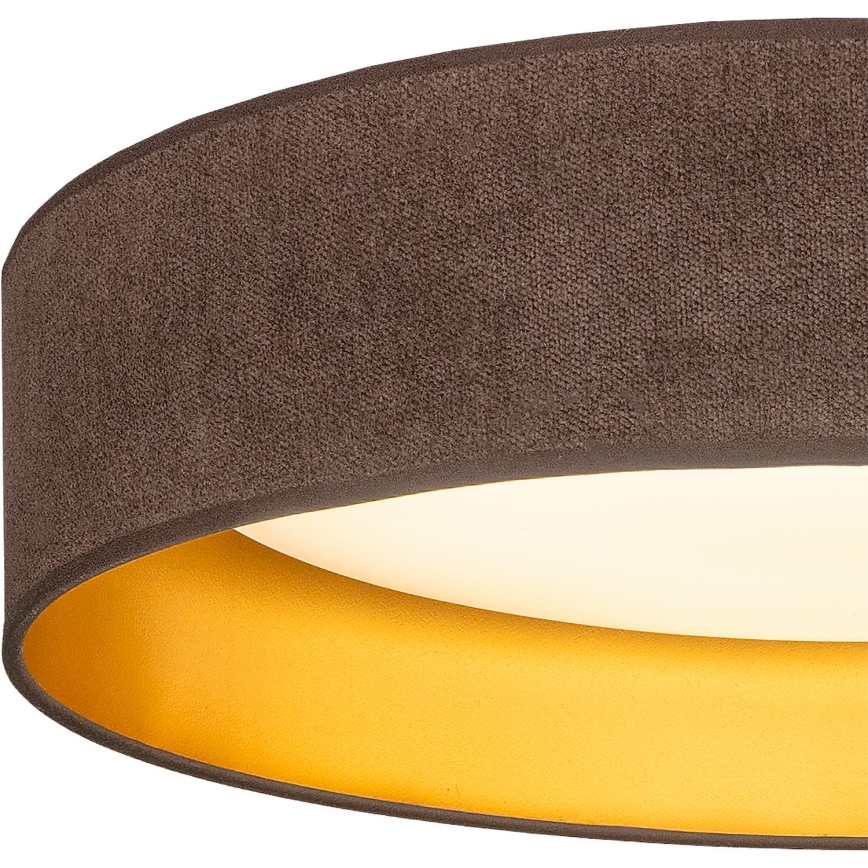 Brilagi - LED mennyezeti lámpa VELVET SIMPLE LED/24W/230V 3000K átm. 45 cm barna/arany