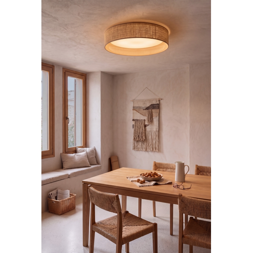 Brilagi - LED mennyezeti lámpa VELVET SIMPLE LED/24W/230V 3000K Ø 45 cm bézs