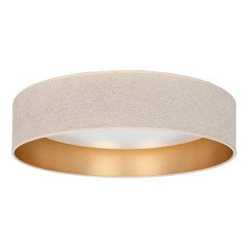 Brilagi - LED mennyezeti lámpa VELVET SIMPLE LED/24W/230V 3000K Ø 45 cm krémszínű/arany