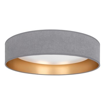 Brilagi - LED mennyezeti lámpa VELVET SIMPLE LED/24W/230V 4000K átm. 45 cm szürke/arany