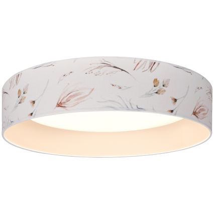 Brilagi - LED mennyezeti lámpatest VELVET SIMPLE LED/36W/230V 3000K Ø 55 cm fehér/virágos