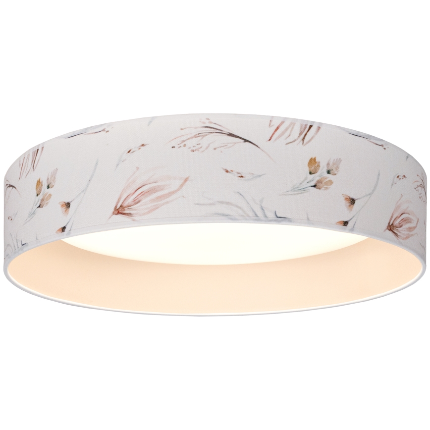 Brilagi - LED mennyezeti lámpatest VELVET SIMPLE LED/36W/230V 3000K Ø 55 cm fehér/virágos