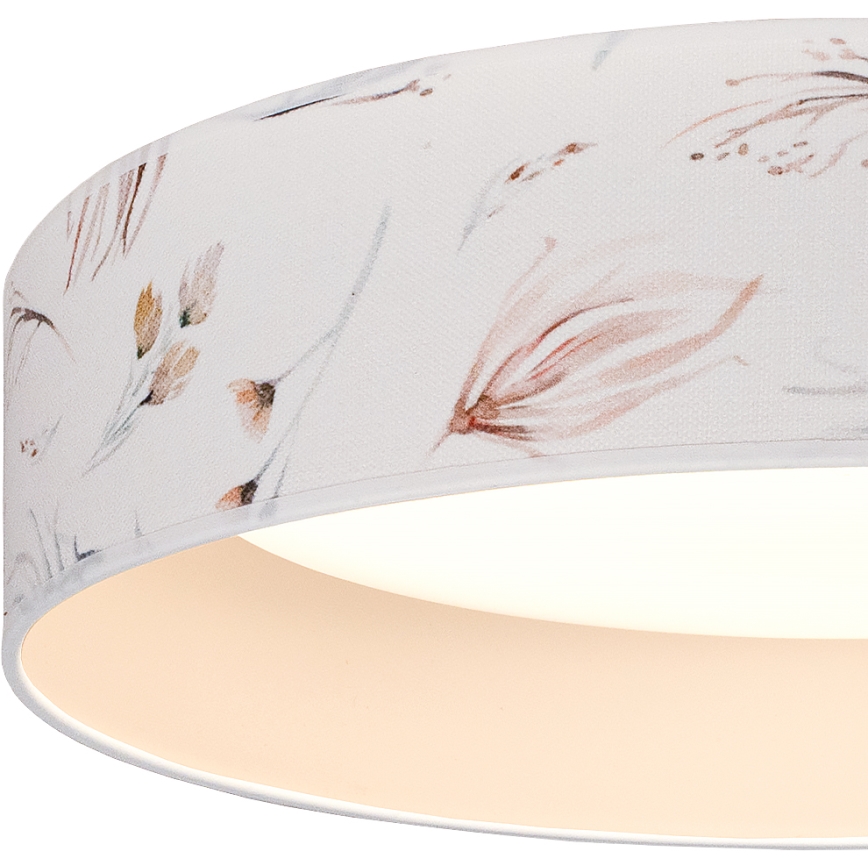 Brilagi - LED mennyezeti lámpatest VELVET SIMPLE LED/36W/230V 3000K Ø 55 cm fehér/virágos