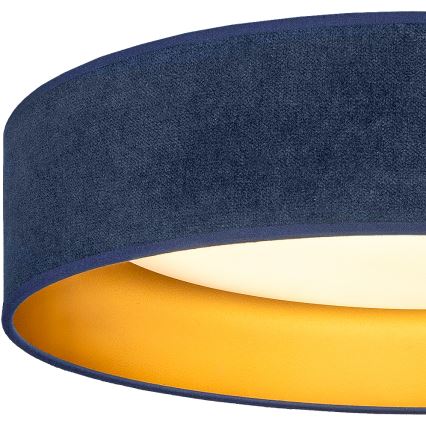 Brilagi - LED mennyezeti lámpatest VELVET SIMPLE LED/36W/230V 3000K átmérő 55 cm kék/arany