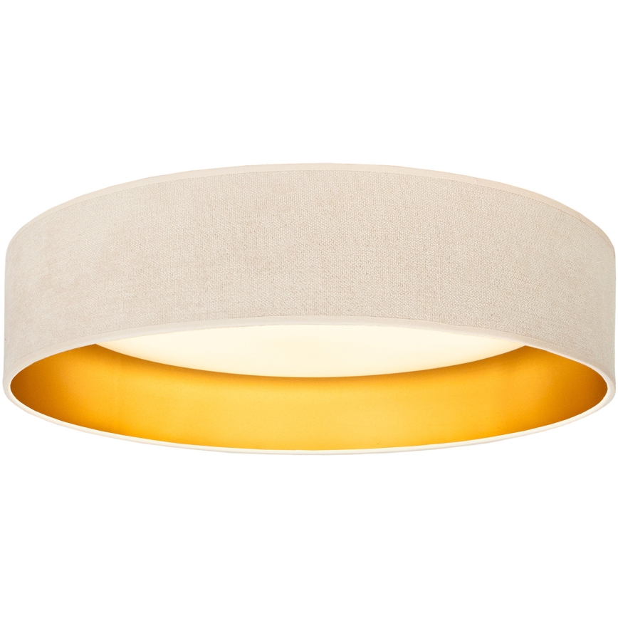Brilagi - LED mennyezeti lámpa VELVET SIMPLE LED/36W/230V 3000K Ø55 cm krémszínű/arany