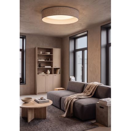 Brilagi - LED mennyezeti lámpa VELVET SIMPLE LED/36W/230V 3000K Ø 55 cm szürke