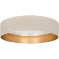 Brilagi - LED mennyezeti lámpa VELVET SIMPLE LED/36W/230V 3000K Ø55 cm krémszínű/arany