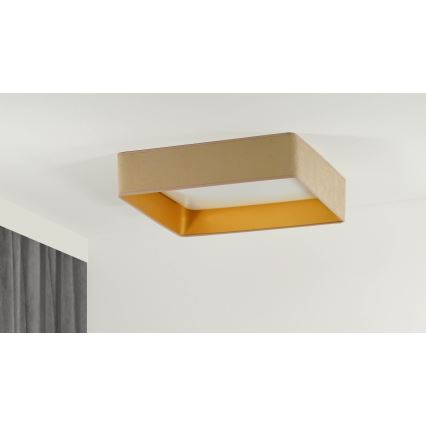 Brilagi - VELVET SQUARE LED mennyezeti lámpatest LED/24W/230V 43x43 cm bézs