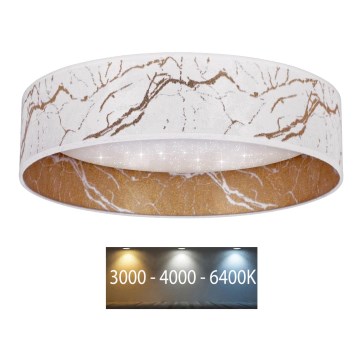 Brilagi - LED Mennyezeti lámpa VELVET STAR LED/24W/230V á. 40 cm 3000K/4000K/6400K fehér/arany