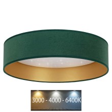 Brilagi - LED Mennyezeti lámpa VELVET STAR LED/24W/230V á. 40 cm 3000K/4000K/6400K zöld/arany