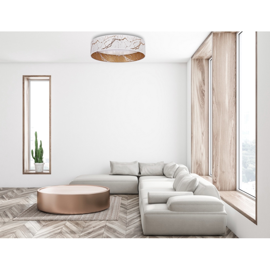 Brilagi - LED Mennyezeti lámpa VELVET STAR LED/24W/230V á. 40 cm 3000K/4000K/6400K fehér/arany