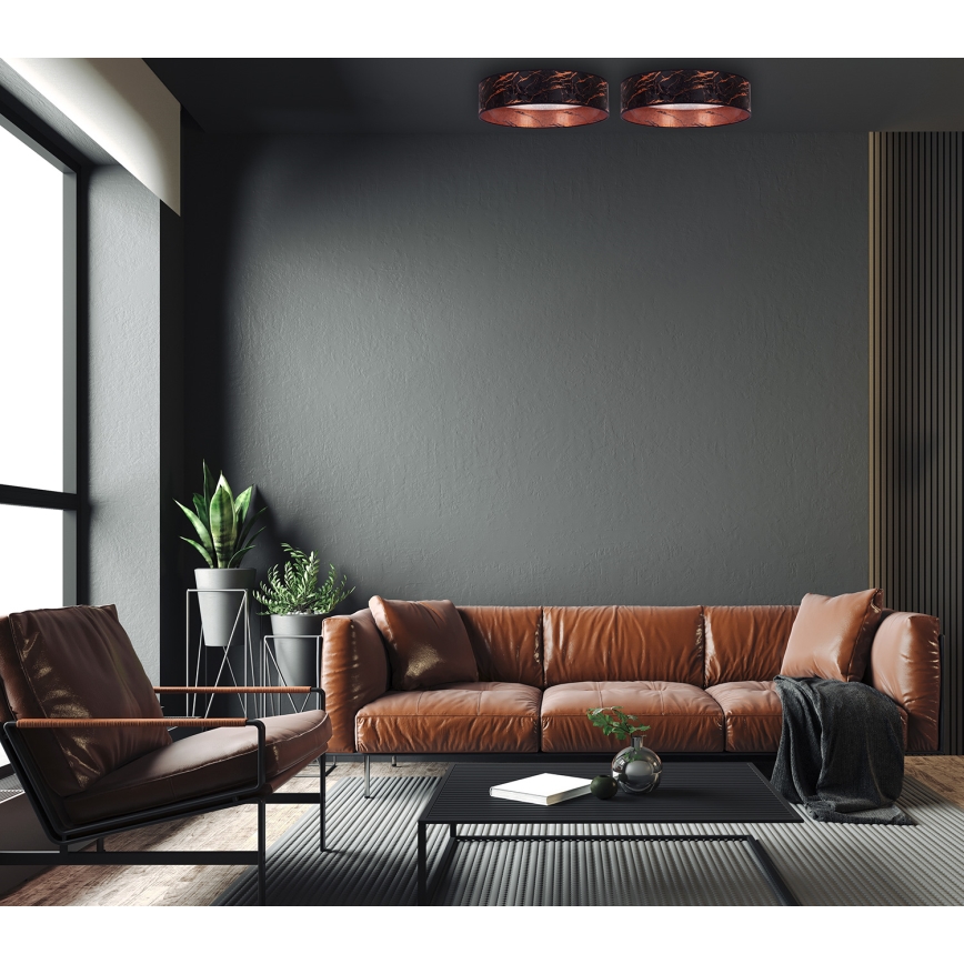 Brilagi - LED Mennyezeti lámpa VELVET STAR LED/24W/230V á. 40 cm 3000K/4000K/6400K fekete/réz