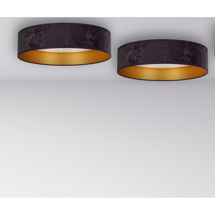 Brilagi - LED Mennyezeti lámpa VELVET STAR LED/24W/230V á. 40 cm 3000K/4000K/6400K szürke/arany