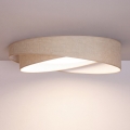 BRILAGI - LED mennyezeti lámpa VELVET TWIST LED/24W/230V 4000K átm. 55 cm bézs