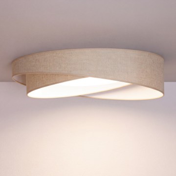 BRILAGI - LED mennyezeti lámpa VELVET TWIST LED/24W/230V 4000K átm. 55 cm bézs