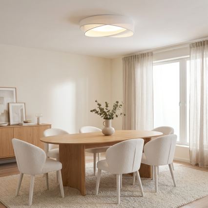 BRILAGI - LED mennyezeti lámpa VELVET TWIST LED/24W/230V 4000K átm. 55 cm fehér