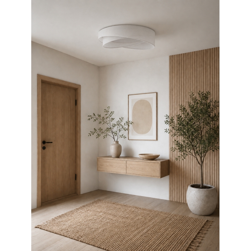 BRILAGI - LED mennyezeti lámpa VELVET TWIST LED/24W/230V 4000K átm. 55 cm fehér
