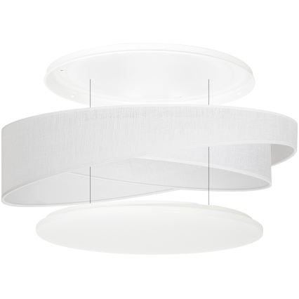 BRILAGI - LED mennyezeti lámpa VELVET TWIST LED/24W/230V 4000K átm. 55 cm fehér