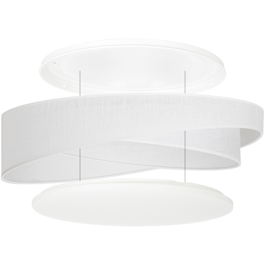 BRILAGI - LED mennyezeti lámpa VELVET TWIST LED/24W/230V 4000K átm. 55 cm fehér