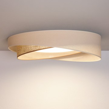 BRILAGI - LED mennyezeti lámpa VELVET TWIST LED/24W/230V 4000K átm. 55 cm krémszínű/bézs