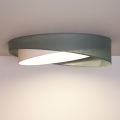 BRILAGI - LED mennyezeti lámpa VELVET TWIST LED/24W/230V 4000K átm. 55 cm zöld/fehér