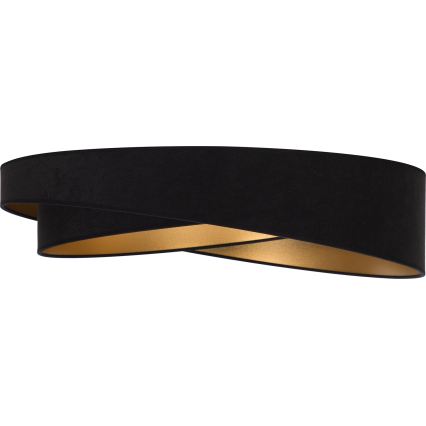 BRILAGI - LED mennyezeti lámpatest VELVET TWIST LED/24W/230V 4000K Ø 55 cm fekete/arany