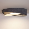 BRILAGI - LED mennyezeti lámpa VELVET TWIST LED/24W/230V 4000K Ø 55 cm szürke/krémszínű