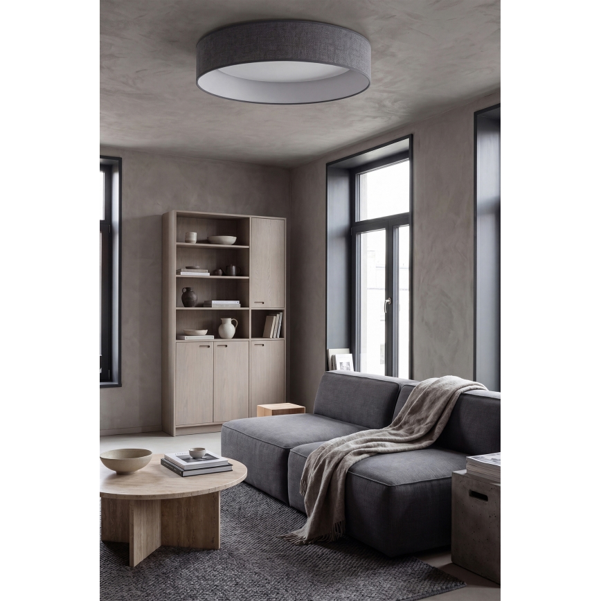 Brilagi - LED mennyezeti lámpatest VELVET VARI LED/24W/230V 3000/4000/6500K Ø45 cm szürke