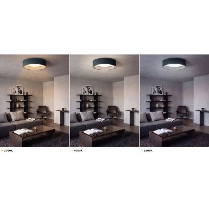 Brilagi - VELVET VARI LED mennyezeti lámpa, 24 W, 230 V, 3000/4000/6500 K, átm. 45 cm, zöld
