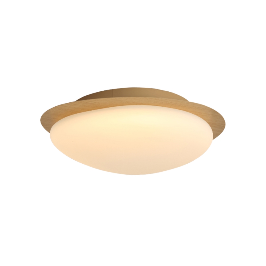 Brilagi - LED mennyezeti lámpa VISBY WOOD LED/18W/230V átm. 38 cm barna