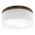 BRILAGI - LED mennyezeti lámpatest BELLADONNA 2xE27/15W/230V átm. 40 cm fehér/tölgy-dió