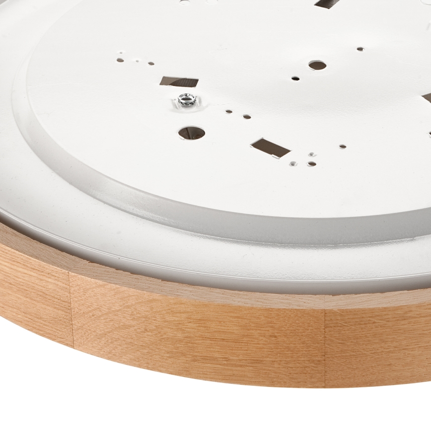 Brilagi - LED mennyezeti lámpatest CARVALHO 3xE27/15W/230V tölgy átm. 47,5 cm
