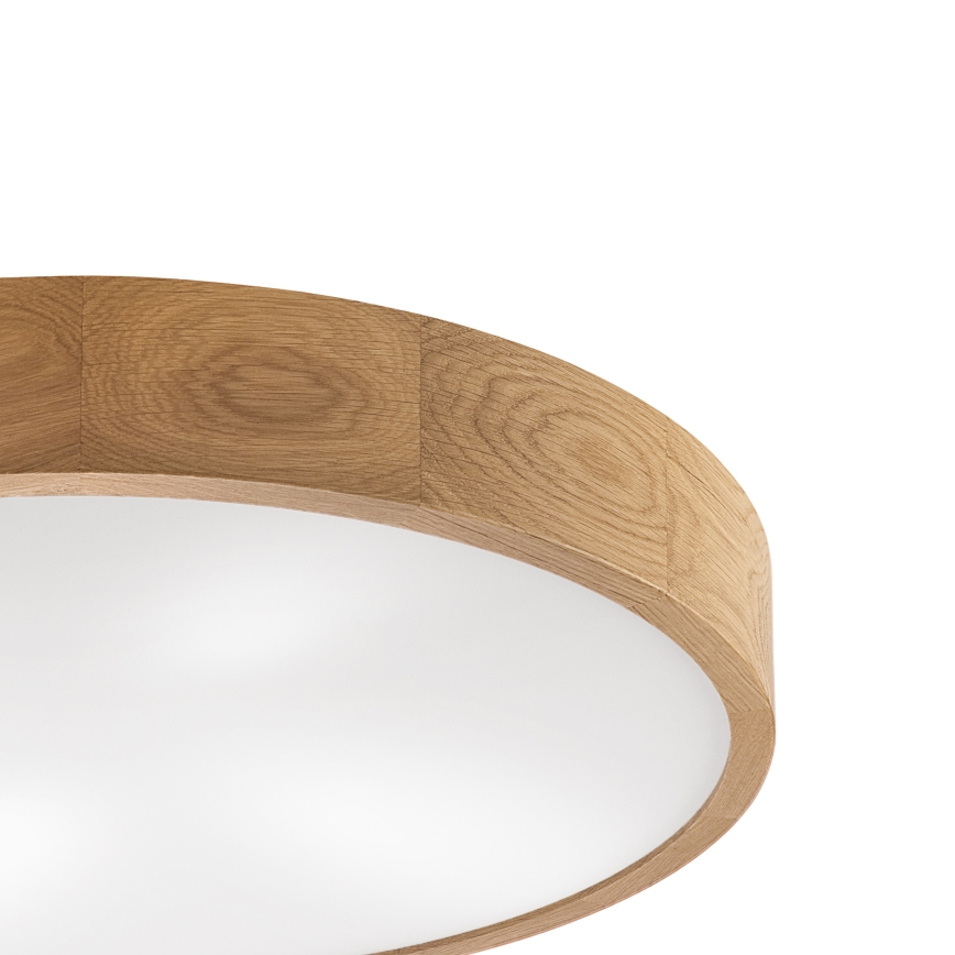 Brilagi - LED mennyezeti lámpatest CARVALHO 4xE27/60W/230V tölgy átm. 57,5 cm