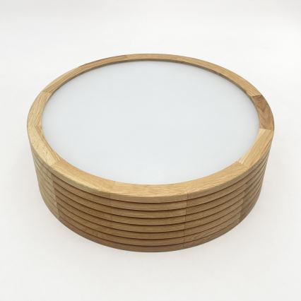 Brilagi - LED mennyezeti lámpatest CARVALHO MODERN 1xE27/60W/230V, átm. 27,5 cm, tölgy