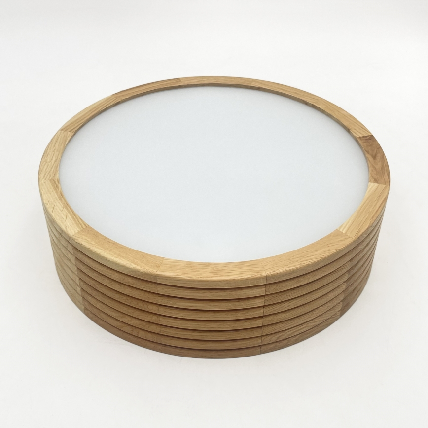 Brilagi - LED mennyezeti lámpatest CARVALHO MODERN 1xE27/60W/230V, átm. 27,5 cm, tölgy