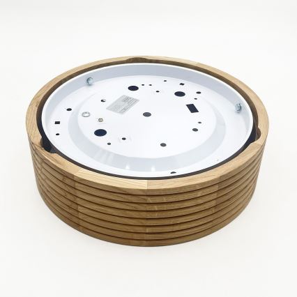Brilagi - LED mennyezeti lámpatest CARVALHO MODERN 1xE27/60W/230V, átm. 27,5 cm, tölgy