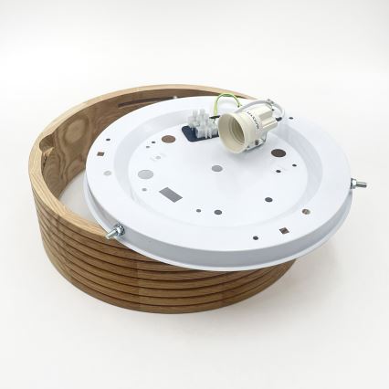 Brilagi - LED mennyezeti lámpatest CARVALHO MODERN 1xE27/60W/230V, átm. 27,5 cm, tölgy