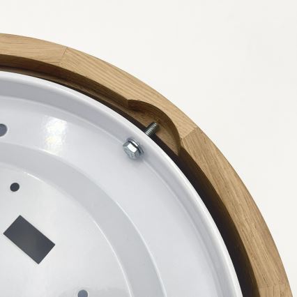 Brilagi - LED mennyezeti lámpatest CARVALHO MODERN 1xE27/60W/230V, átm. 27,5 cm, tölgy