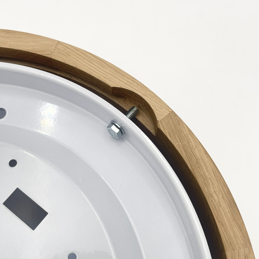 Brilagi - LED mennyezeti lámpatest CARVALHO MODERN 1xE27/60W/230V, átm. 27,5 cm, tölgy
