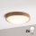 Brilagi - LED mennyezeti lámpatest CARVALHO MODERN SLIM 2xE27/60W/230V, átmérő 37,5 cm, tölgy