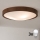 Brilagi - LED mennyezeti lámpatest CARVALHO SLIM 3xE27/15W/230V tölgy/dió Ø 47 cm