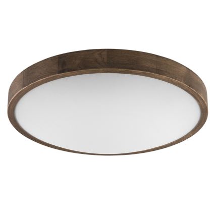 Brilagi - LED mennyezeti lámpatest CARVALHO SLIM 3xE27/15W/230V tölgy/dió Ø 47 cm