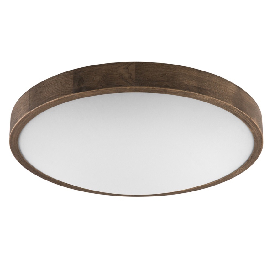 Brilagi - LED mennyezeti lámpatest CARVALHO SLIM 3xE27/15W/230V tölgy/dió Ø 47 cm
