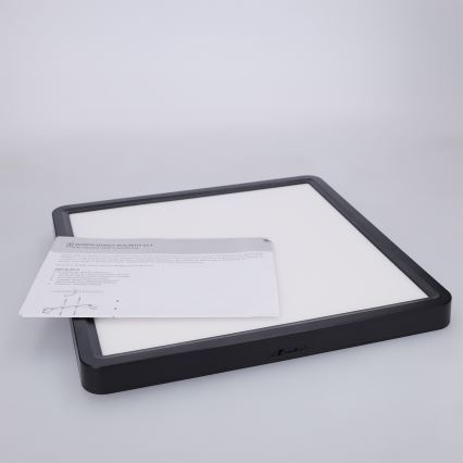 Brilagi - LED mennyezeti lámpatest ESTELA SQUARE LED/24W/230V 31x31 cm fekete