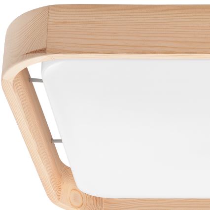 Brilagi - LED dimmelhető mennyezeti lámpatest MANAROLA CUBIC LED/24W/230V 45x45 cm 3000-6500K fenyőszínű + távirányító