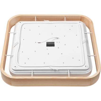 Brilagi - LED dimmelhető mennyezeti lámpatest MANAROLA CUBIC LED/24W/230V 45x45 cm 3000-6500K fenyőszínű + távirányító