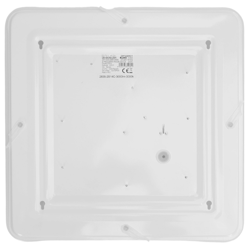 Brilagi - LED mennyezeti lámpatest MILKY WAY LED/24W/230V 3000K 37x37 cm