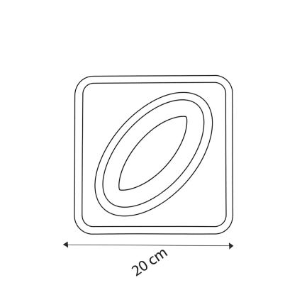 Brilagi - LED mennyezeti lámpatest MODERN MINI LED/32W/230V 3000/4000/6000K