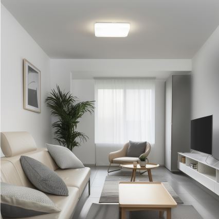 Brilagi - PLAIN LED mennyezeti lámpatest, 24W, 230V, 37,5x37,5 cm, 3000K