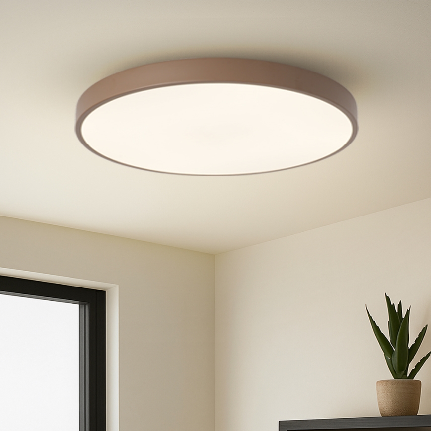 Brilagi - LED mennyezeti lámpatest POOL LED/100W/230V 3000/4000/6000K Ø 80 cm barna